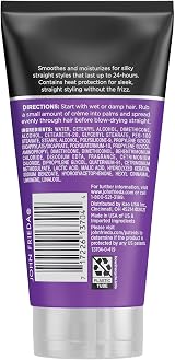 John Frieda Frizz Ease Straight Fixation Styling Creme 5oz - Smooth Hair Control view 5