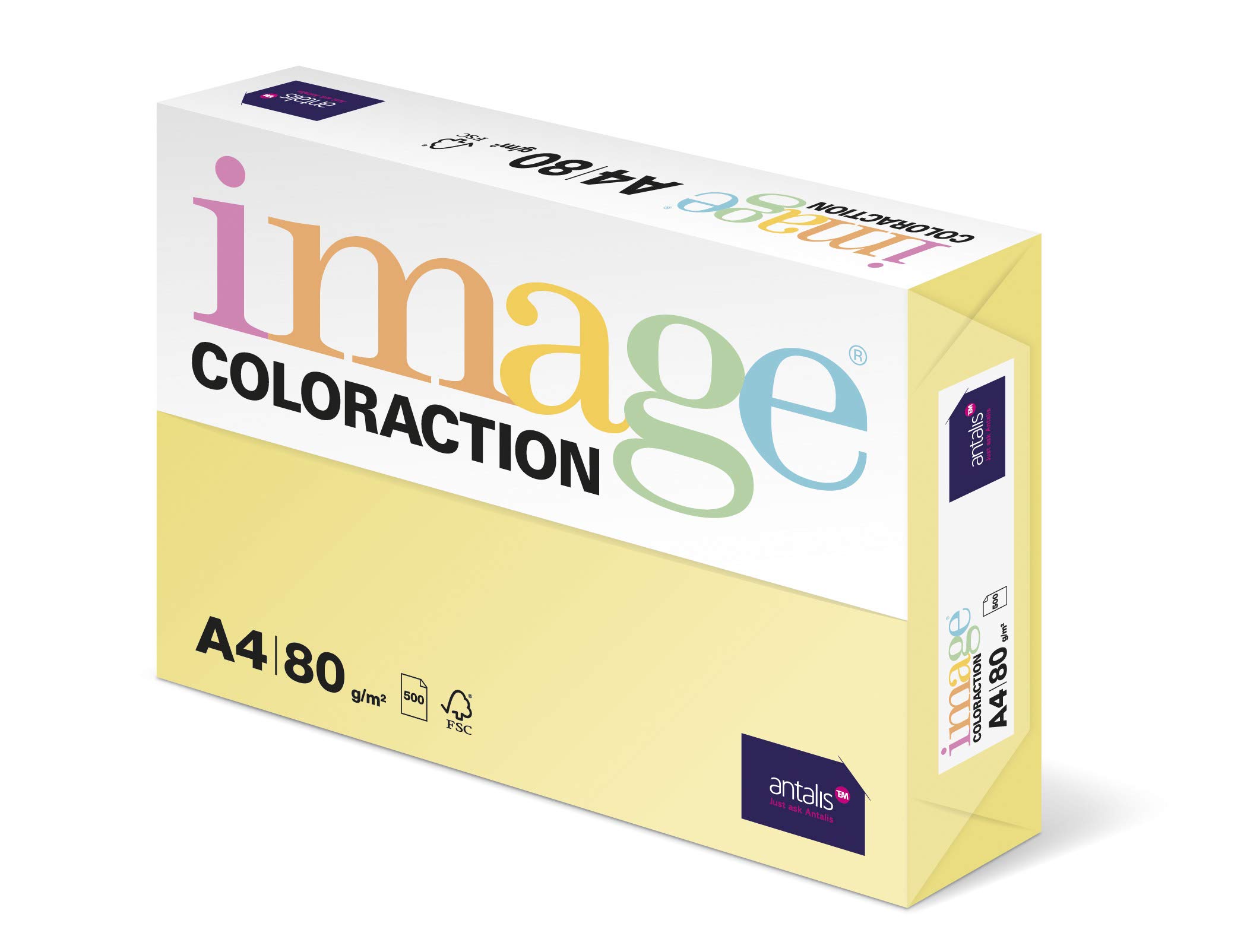 Image Coloraction Pale Yellow (Desert) A3 297x420mm 100gm2 fsc4 500sh/RM 4rm/BX