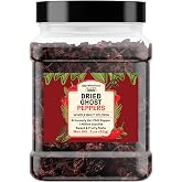 Unpretentious, Ghost Chilies, Whole Peppers, 3 Oz | For cooking, seasoning, and adding heat to dishes