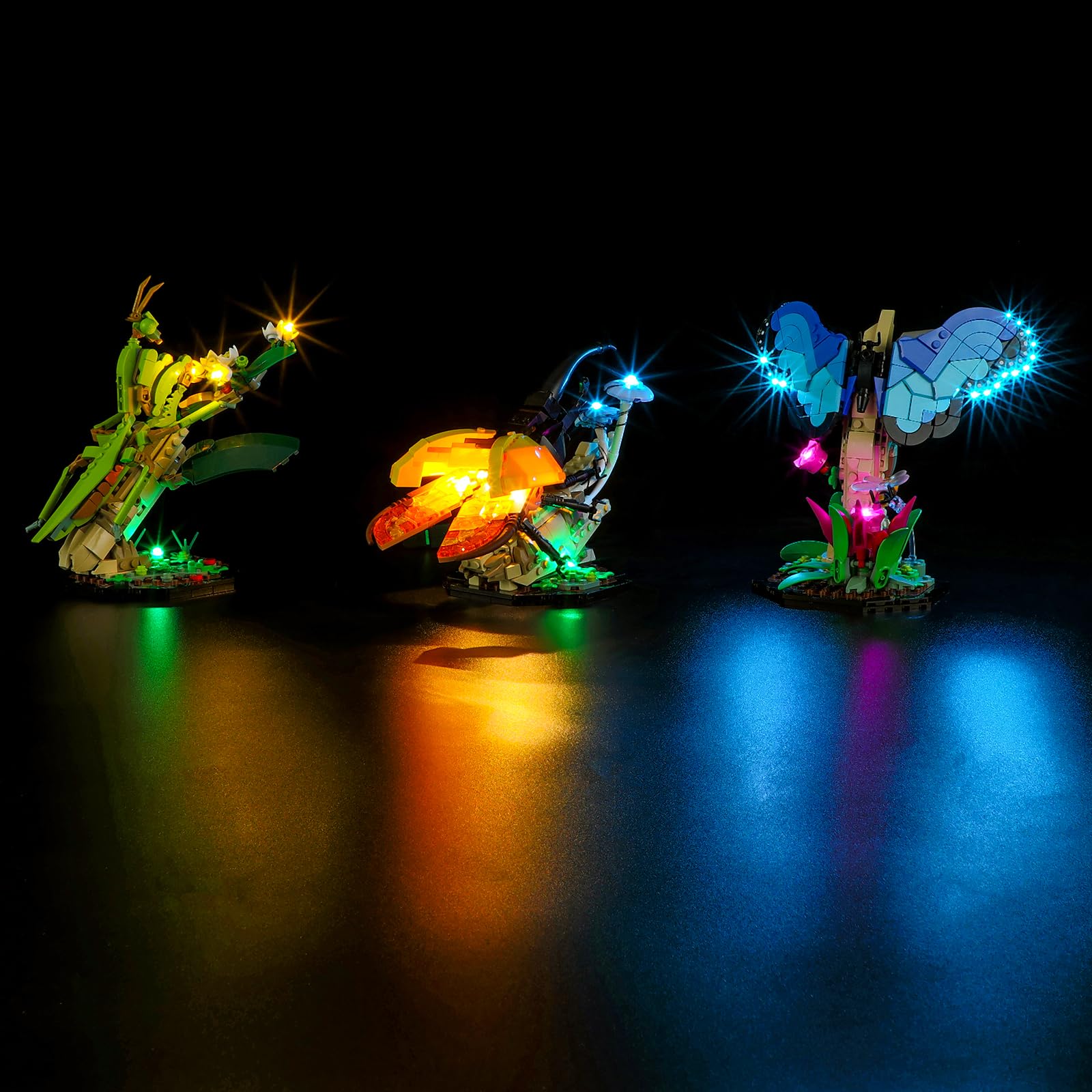 GEAMENT LED Light Kit Compatible with LEGO The Insect Collection - Lighting set for Ideas 21342 (Model Set Not Included)
