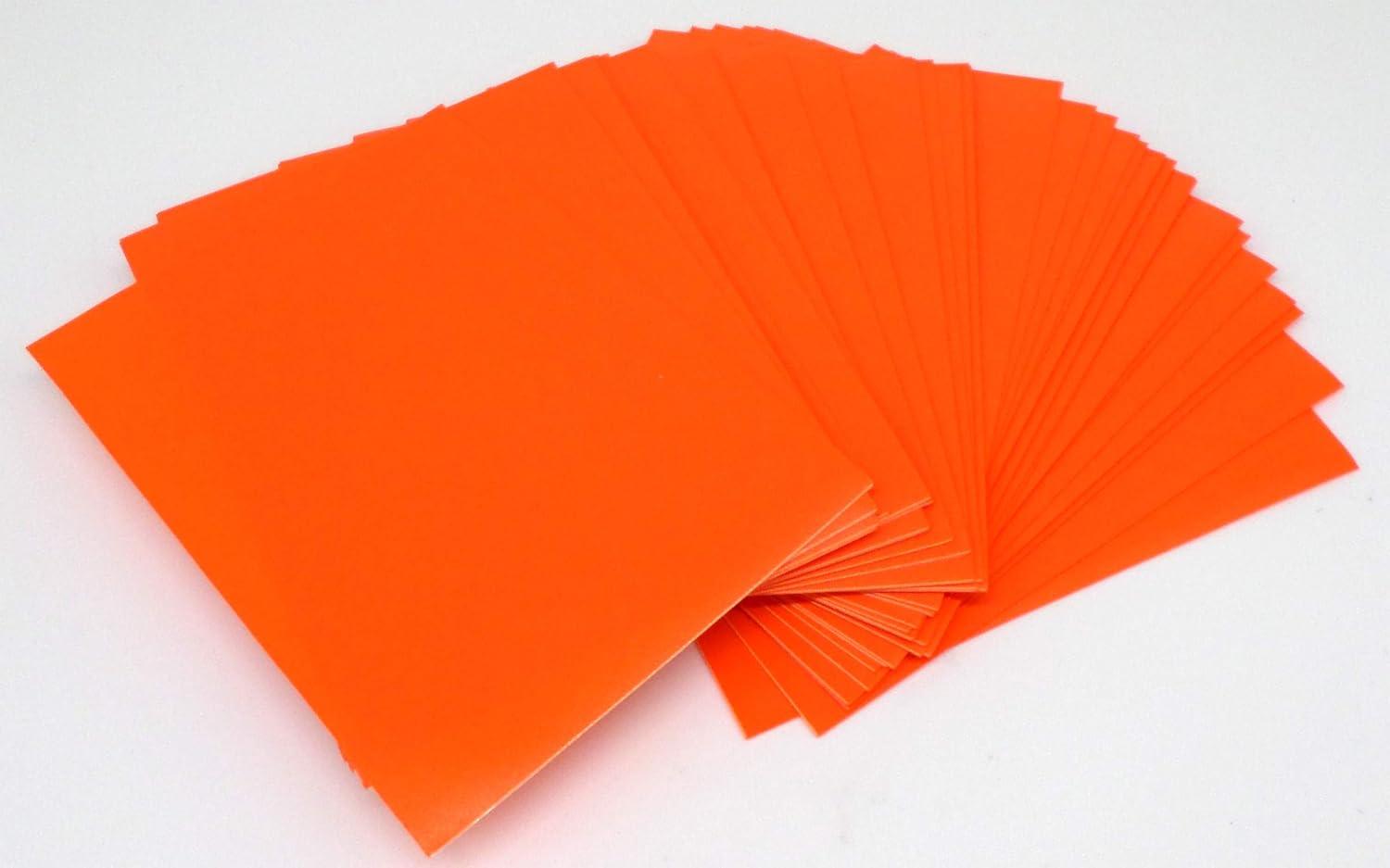 docsmagic.de 5 x 100 Double Mat Orange Card Sleeves Standard Size 66 x 91 - PKM MTG, 500 Double Mat - Image 3
