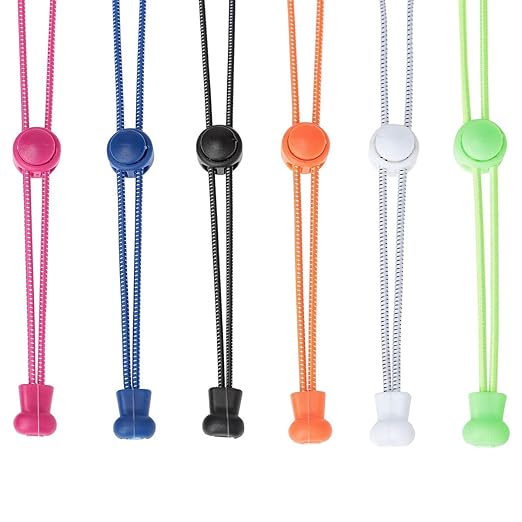 6 Paar Elastische Schnürsenkel mit Schnellschnürsystem Schnellschnürsystem für einzigartigen Komfort, perfekten Sitz und star