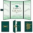 Vlipoeasn 2025 Graduation Guest Book Alternative, Green Gold Class of 2025 Graduation Party Decorations, Graduation Signature Book for 2025 College High School, Unique Graduation Gifts for Friends