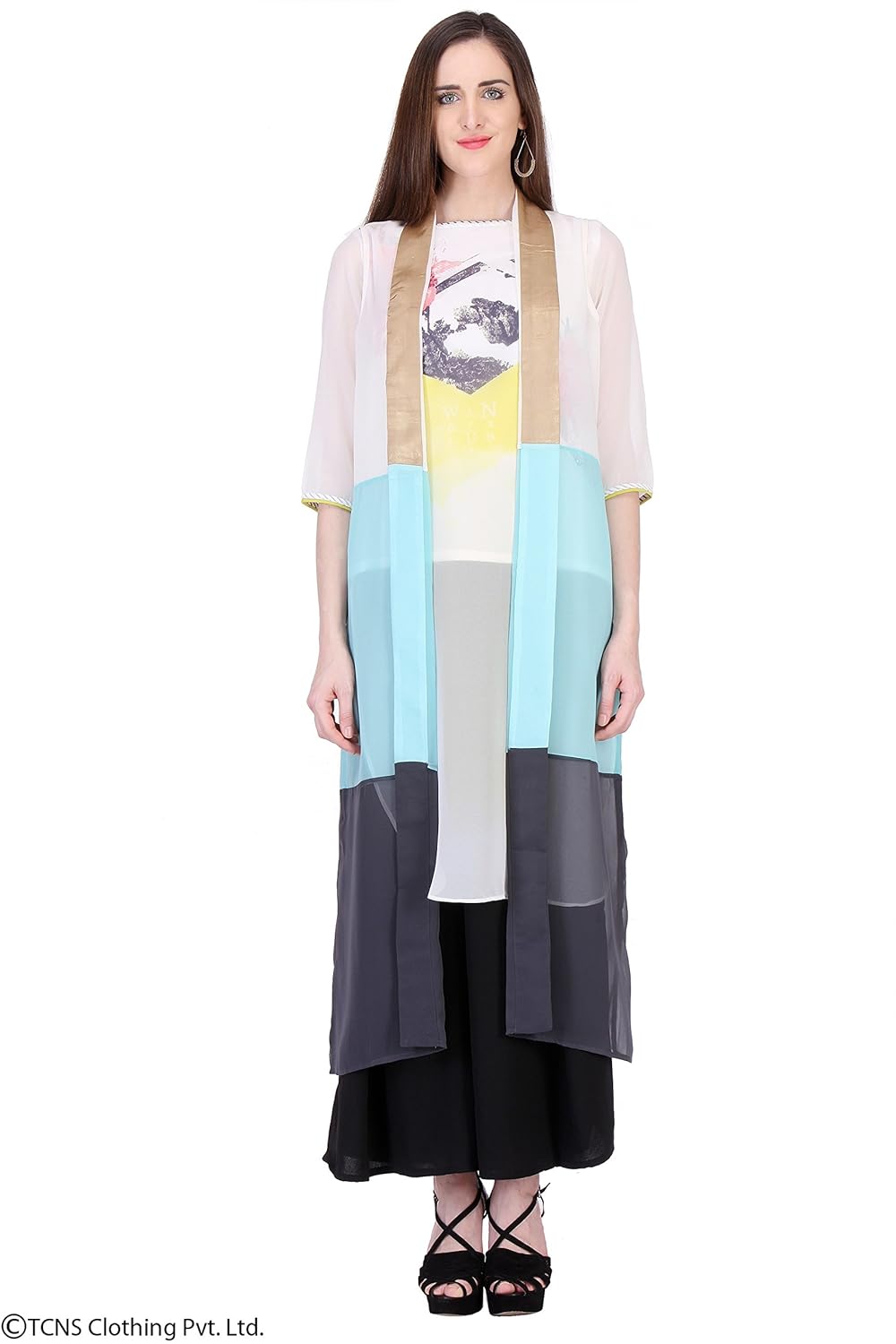 w for woman women's cape gilet (16au32520-65110_white_12)