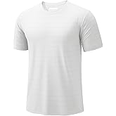 TACVASEN Men's Lightweight Athletic T-Shirts Quick Dry Workout Gym Tops Short Sleeve Running Tee Shirt Performance Activewear