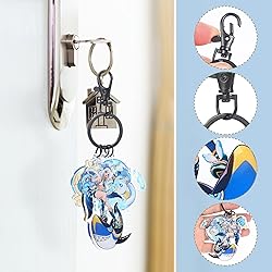 UTIEHD GI Character keychain set, 3pcs Acrylic