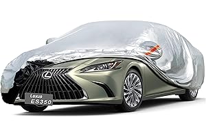 GUNHYI Car Cover Custom Fit Lexus ES ES300 ES330 ES350 ES300h (2001-2024) Waterproof for Automobiles, Oxford Sun Rain Dust Snow Protection (Ships from US Warehouse, Delivery 3-8 Days)