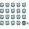 Onyehn 20pcs Replacement Trimmer Potentiometer Sensor for Xbox One,PS3,PS4 Switch Pro Controllers,Gasket Repair Parts for Thu