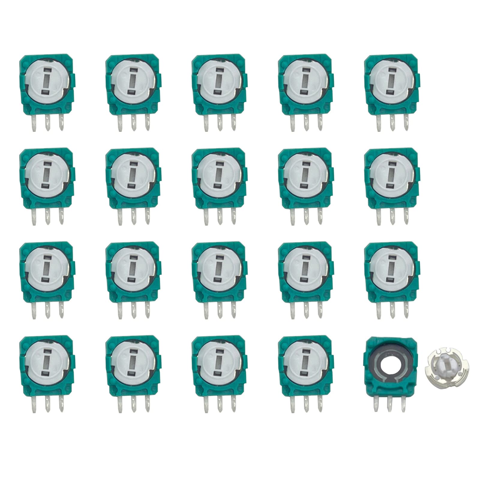 Onyehn 20pcs Replacement Trimmer Potentiometer Sensor for Xbox One,PS3,PS4 Controllers,Gasket Repair Parts for Thumb Stick Analog Joystick