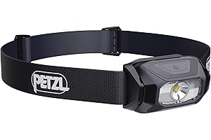 PETZL TIKKINA Headlamp - Compact, Easy-to-Use 300 Lumen Headlamp, Designed for Hiking, Climbing, Running, and Camping