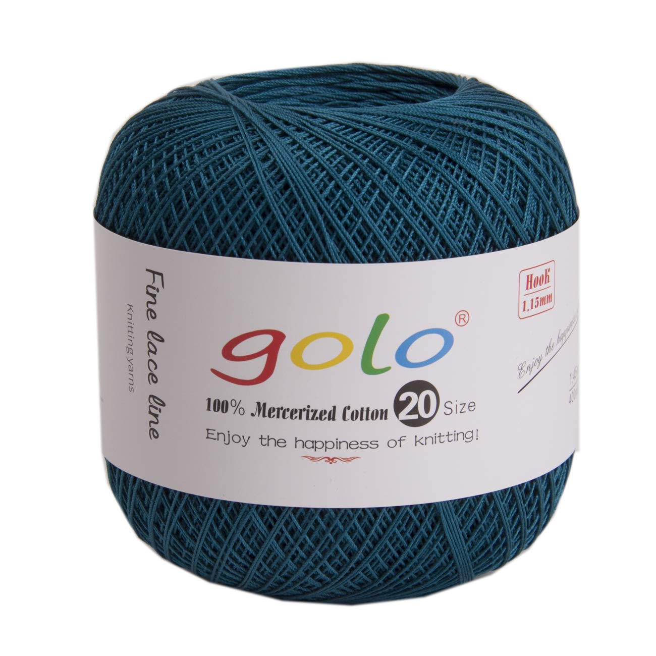 golo Crochet Thread Size 20 Yarn for Hand Knitting Embroidery Thread — image 1