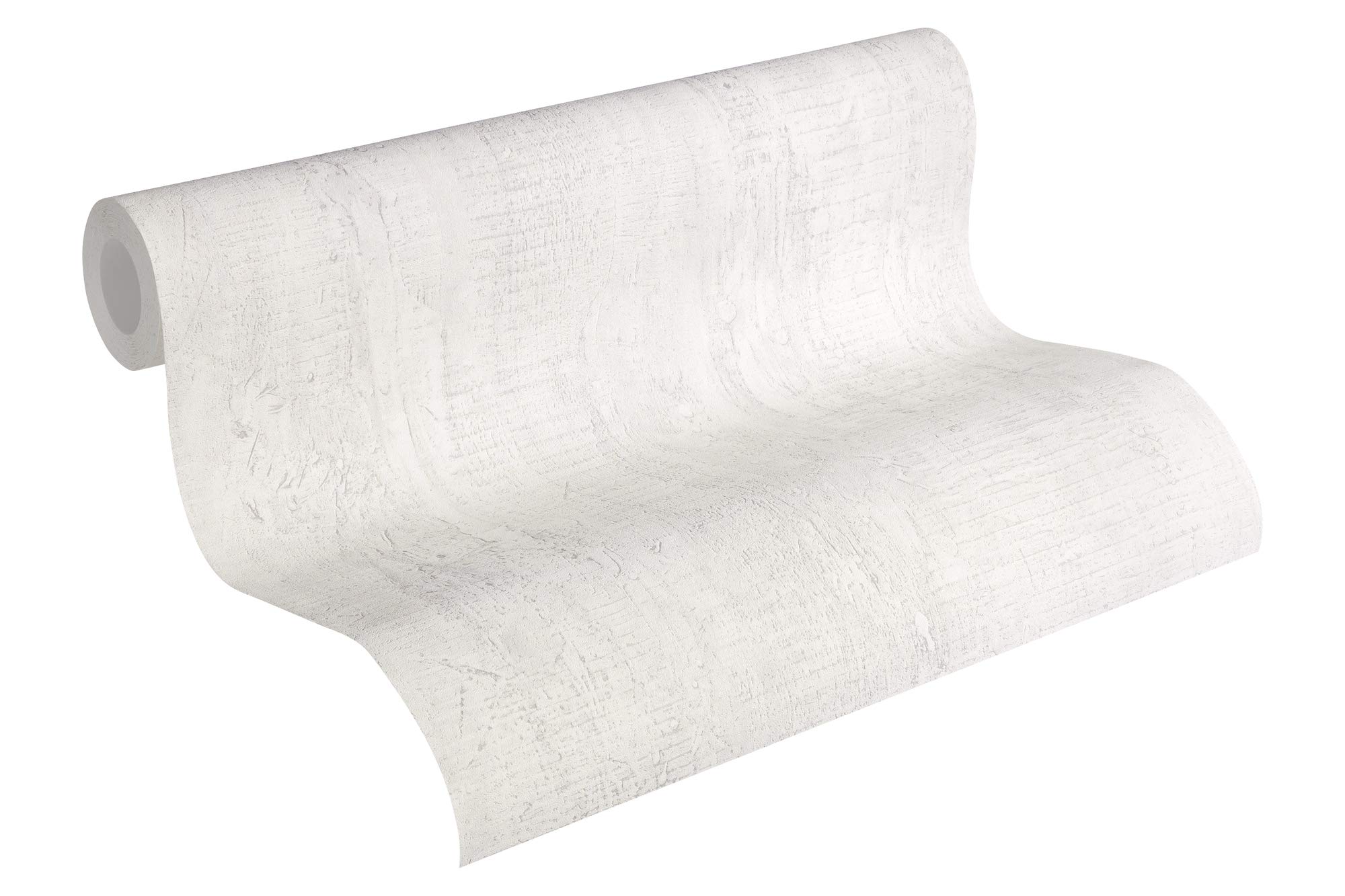 A.S. Création Concrete Wallpaper Elements Non-Woven Wallpaper 10.05 m x 0.53 m White Made in Germany 944264 94426-4