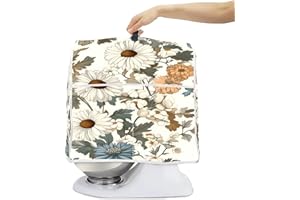BVBOX Mixer Dust Cover for 6-8 Qt Stand Mixer, Cloth Cover with 2 Storage Pockets for Stand Mixer Protective Covers Large for 6-8 Quart Mixer