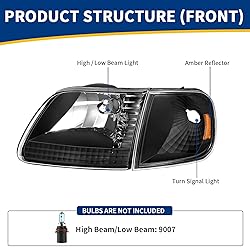 AUTOSAVER88 Headlight Assembly Compatible with