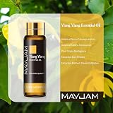 MAYJAM Ylang Ylang Essential Oil 10ML Pure Undiluted with Glass Dropper view 2