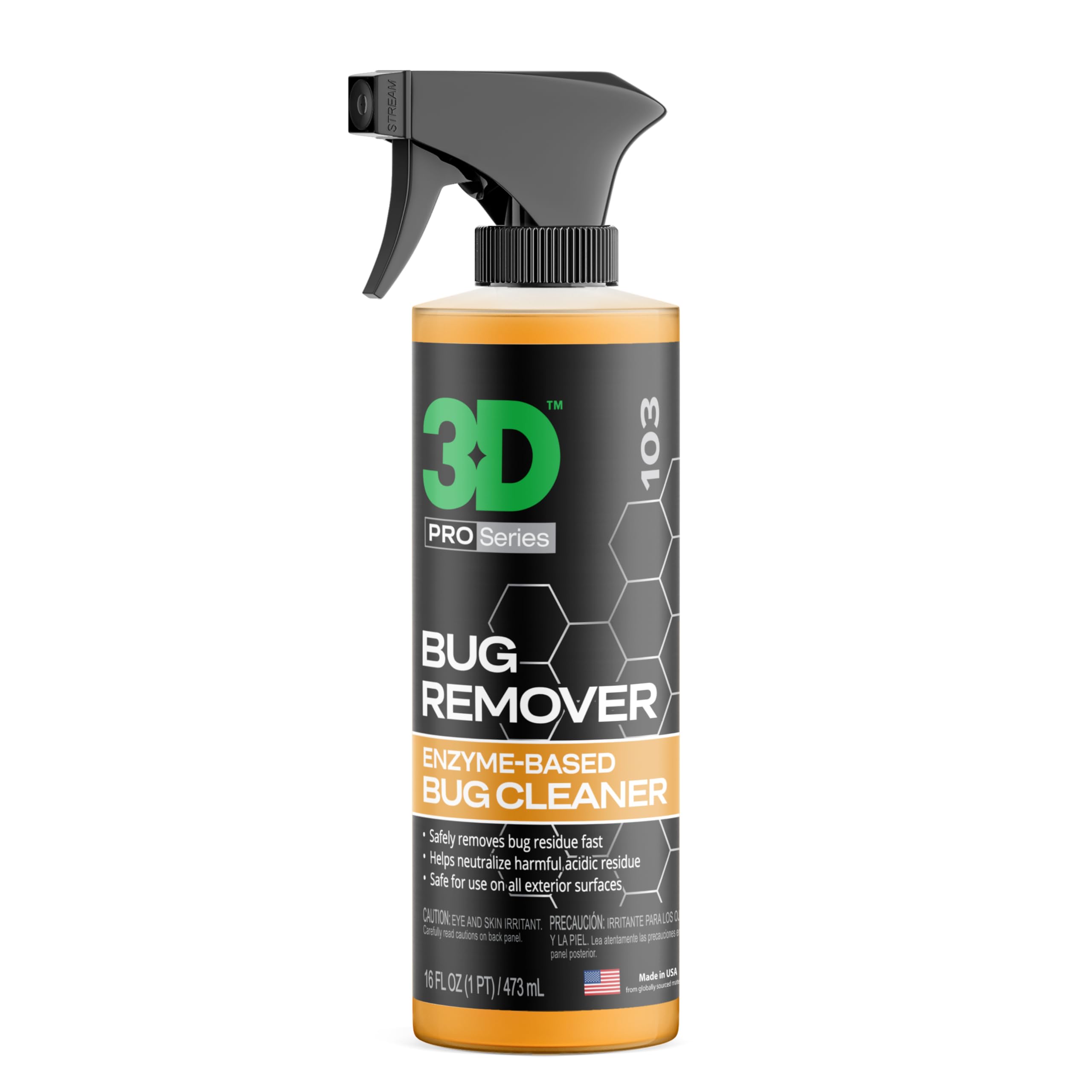 Photo 1 of 3D Bug Remover - All Purpose Exterior Cleaner & Degreaser to Wipe Away Bugs on Plastic, Rubber, Metal, Chrome, Aluminum, Windows & Mirrors, Suitable for use on Car Paint, Wax & Clear Coat
