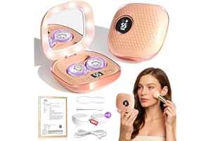 VCNFPRO 2025 Upgraded Ultrasonic Contact Lens Cleaner【50KHz Germany Super Motor】【Top1 Intelligent Chip-Smart Modes】 Gentle Cleaning & 99% Brightness, Portable Contact Lens Care Tools Home Travel (Chic Pink)