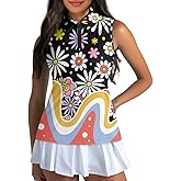 Eheartsgir Women's Sleeveless Golf Shirts Racerback Workout Sport Tank Tops Lightweight Moisture Wicking Casual T Shirt