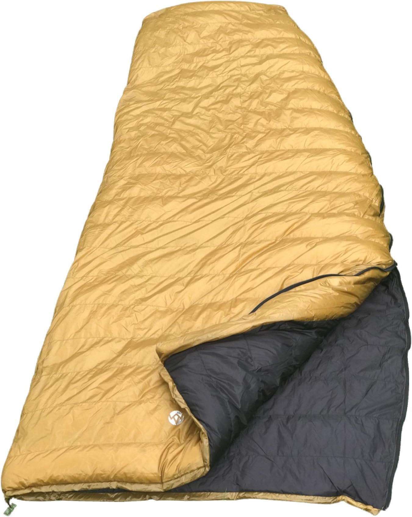 AEGISMAX UL Goose Down Sleeping Bag Tapered Rectangular Down Sleeping Bag Super Light Backpacking Envelope Down Bag 800 Fill Gold