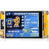 Bitcoin Miner NerdMiner, ESP32 2.8-inch OLED Display Development Board Type C ESP32-2432S028 Suitable for 1000 KH/s Hashrate Operations (Transparent)