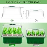 YAUNGEL Seed Trays 120 Cells with Heightened Lids 0.8mm PVC 20 Labels view 2