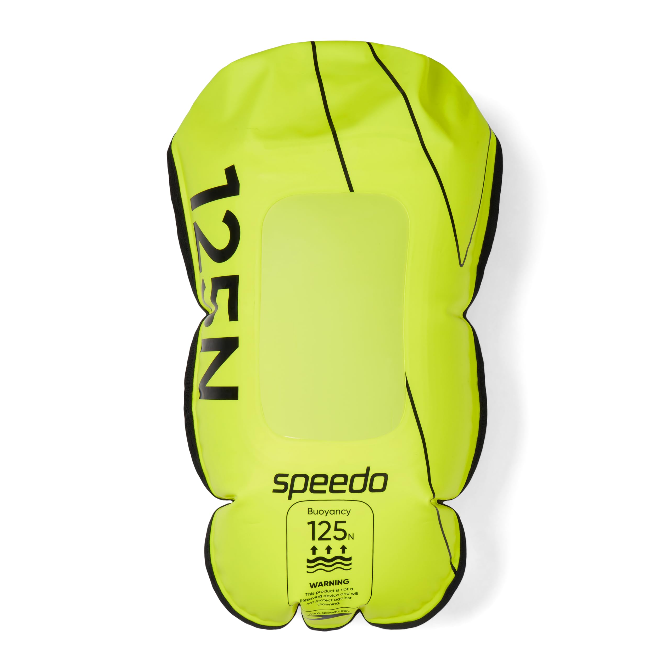 Speedo Unisex-Adult Tow Float With Dry Bag |Training Aid | Open Water Swimming, Check, 42