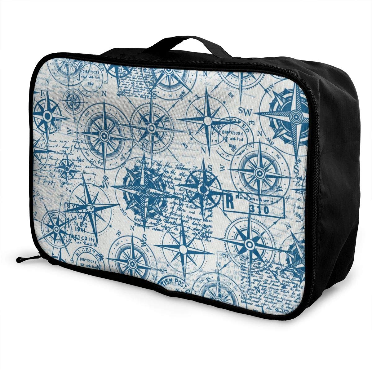 Vintage Compass In Navy Travel Lightweight Waterproof Folding Storage