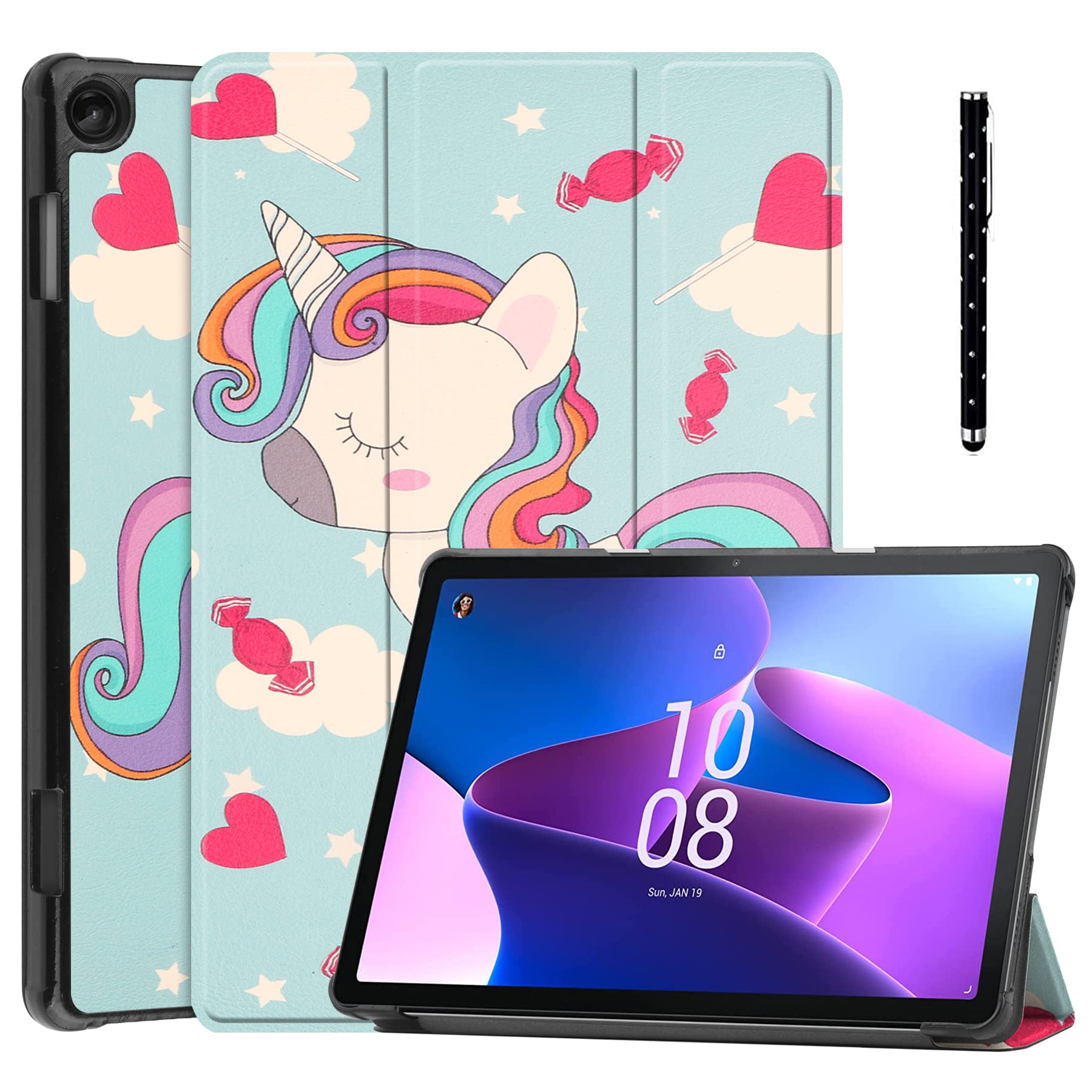 Acelive Case Compatible with Lenovo Tab M10 10.1 Inch (3rd Gen) Tablet TB-328F 2022 Release