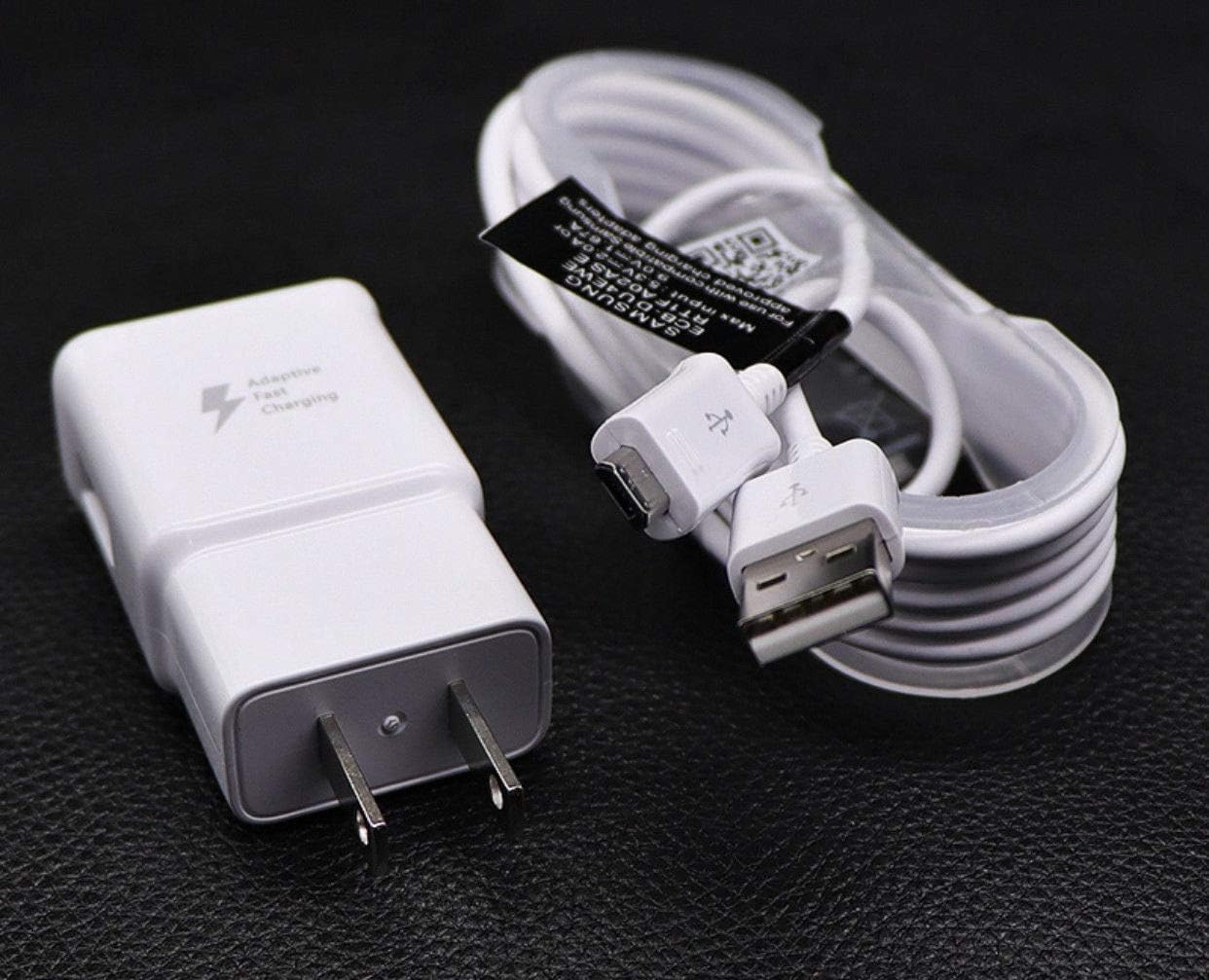 Adaptive Fast Charger Kit Compatible Samsung Galaxy S6/ S7/ Edge/Plus/Active/Note 5 / Note 4, USB 2.0 Fast Wall Charger Adapter and Micro USB Cable: Home Audio & Theater