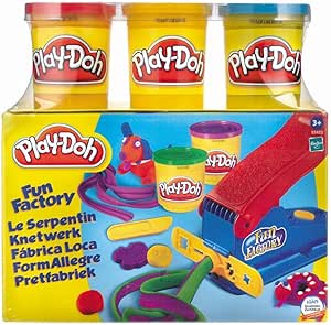 Hasbro 33433 Play Doh Fábrica Loca - Fábrica con 5 Botes de plastilina