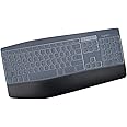 Keyboard Cover for Logitech MK850 MK875 Performance Wireless Keyboard,Keyboard Skin for Logitech MK825 Wireless Keyboard, Logitech MK825 MK850 MK875 Protector-Clear