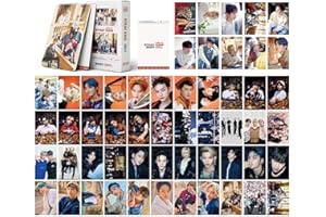 DYLLGL Kpop Stray Kids Lomo Cards 2021 SEASON'S GREETINGS Card 54Pcs Stray Kids in Life Card Stray Kids Mini Photo Cards