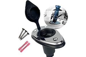 YOLOtek Veteran Owned - PERKO Port Kit - Secure Boat Navigation Lights for Stern or Bow - Boat Accessories (Teardrop)