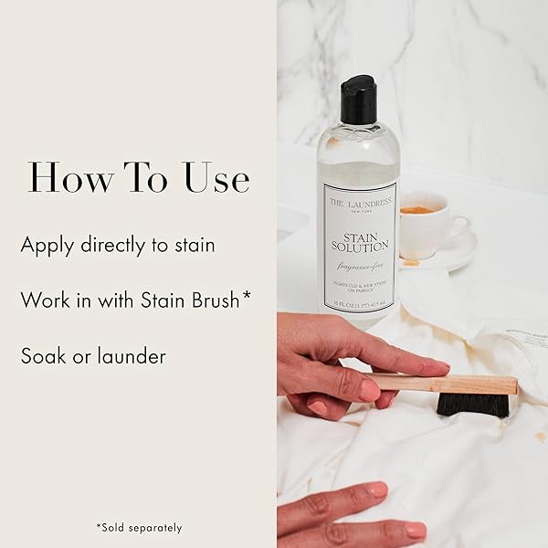 THE LAUNDRESS STAIN SOLUTION, LAUNDRY STAIN TREATMENT, STAIN REMOVER FOR MAKEUP, RED WINE, COFFEE, GRASS, & MORE, 16 FL OZ