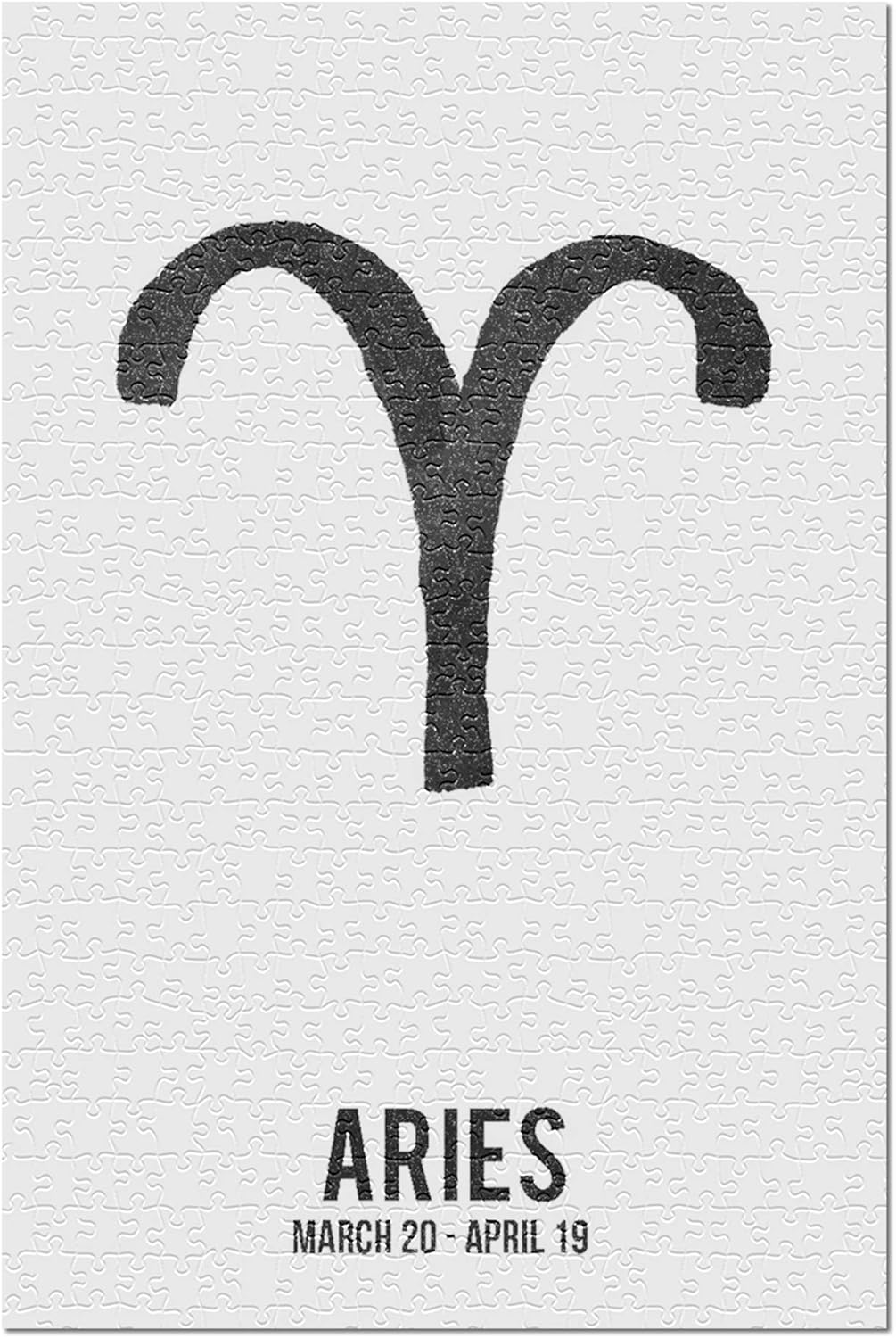 Amazon Com Aries Astrology Zodiac Symbol Ink Drawing Premium 500 Piece Jigsaw Puzzle For Adults 13x19 Toys Games