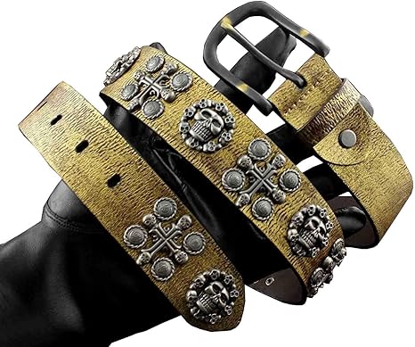 skull studded belt