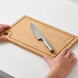 LARHN 3-Piece Bamboo Chopping Board Set 34x22/29x19/24x16 cm Thick 1.5 cm view 2