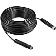 EKYLIN 16FT 5M Car Video Extension Cable 4-Pin Aviation Waterproof Shockproof For CCTV Rearview Camera Truck Trailer Camper Bus Motorhome Vehicle