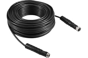 Backup Camera Cable 4PIN Video Power Aviation Extension Wire for Vehicle Car Camper Bus Van Truck Motorhome Trailer RV Revers