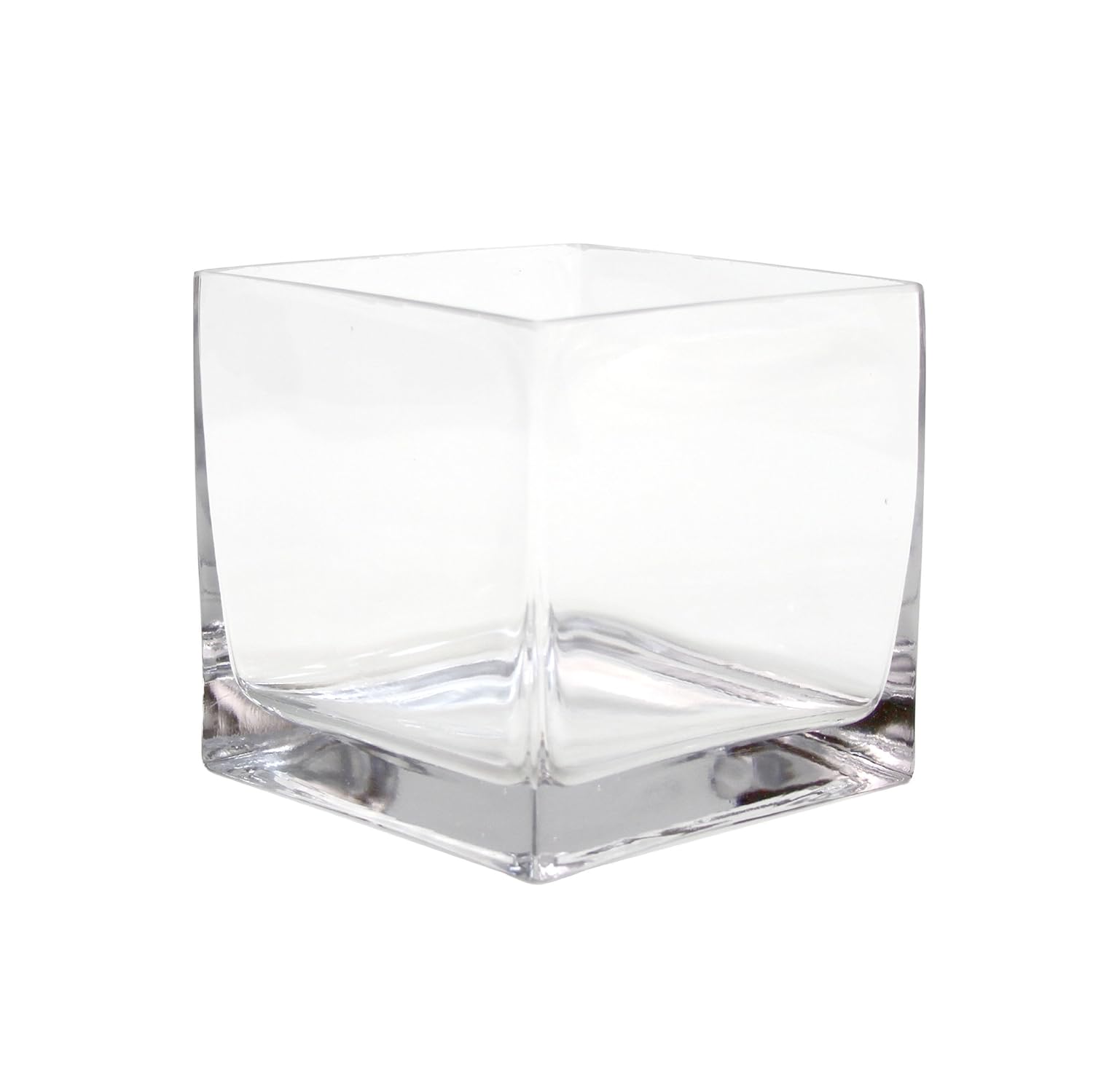 Buy Koyal Wholesale 404345 6 Pack Cube Square Glass Vases 6 By 6
