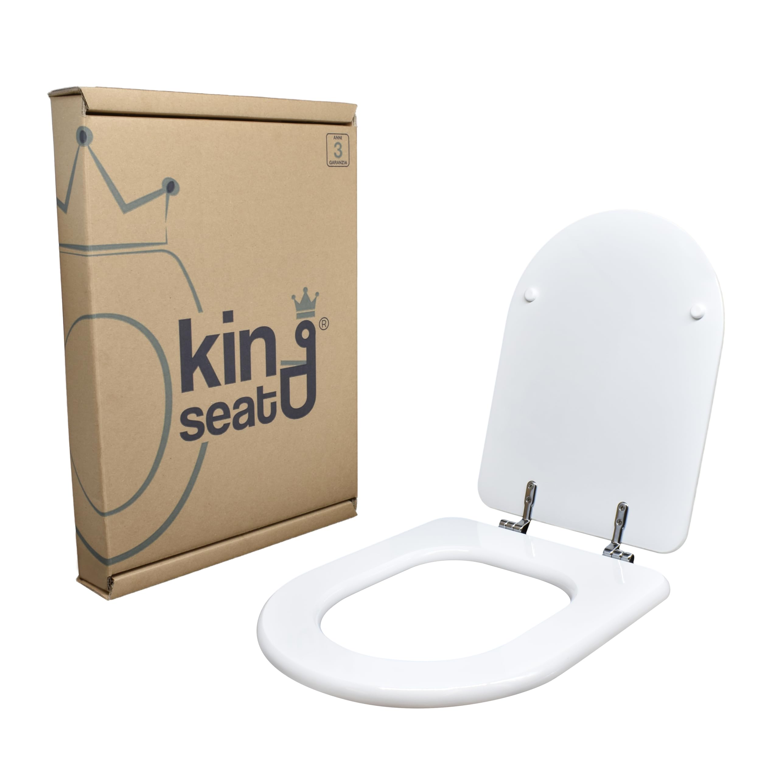 Dolomite Clodia Dedicated Toilet Seat, White