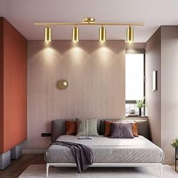 BOKT Modern Gold 4-Lights LED Track Lighting Kit