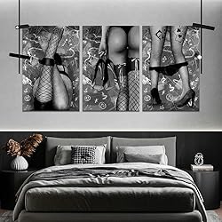 Canvas Trend Sexy Wall Art for Bedroom Decor Black