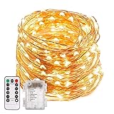 TryLight LED String Lights, 20M 200 LED Copper Wire Fairy Lights with Wireless R