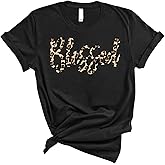 Love in Faith | Blessed Leopard Short Sleeve | Christian T-Shirts for Women | Faith-Based Apparel | Christian Gifts (US, Alpha, XX-Large, Regular, Regular, Black)
