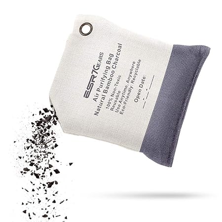 ESR7Gears Bambus Aktivkohle Lufterfrischer,Bambus Aktivkohle Luftreiniger,Luftentfeuchter Auto [2019 Neuerscheinung] für Häus