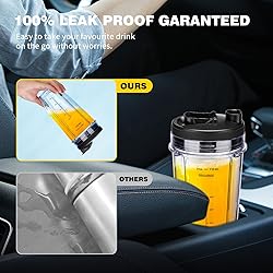 Ninja Blender Cups Replacement 24 oz Cups Kit with