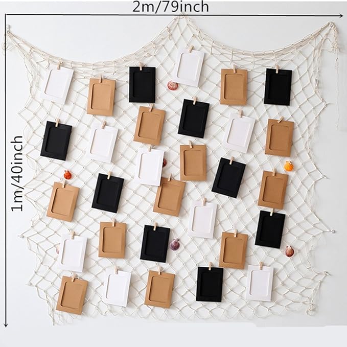 Wowoss 100cm X 200cm Stile Decorativo Della Rete Da Pesca