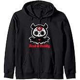 Skelanimals Diego Bat Dead & Cuddly Sugar Skull Halloween Zip Hoodie