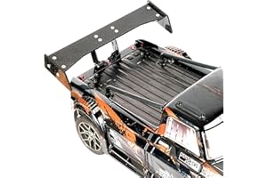 MOSHNOLY Carbon Fiber Tail Rear Wing for Arrma 3S 1/8 Infraction,3 MM Thick Carbon Rear Spoiler Upgrades Replace Parts for RC Vehicle Scale Accessories ARA480049(1/8 3S Infraction-Regular Size Style)